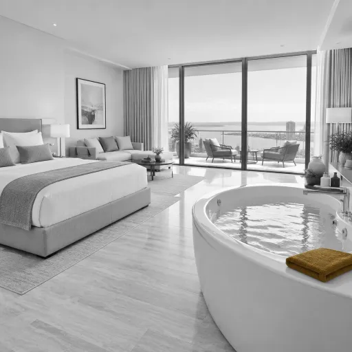 Elegant hotel rooms with hot tub experiences for your next stay