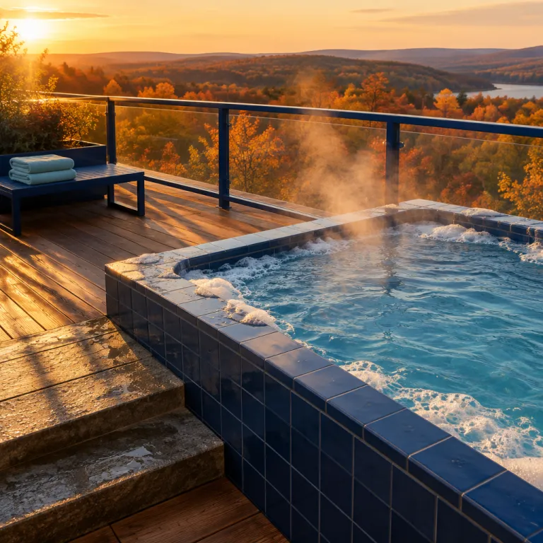 The leaves turn, the steam rises: elevated soaks for peak fall foliage