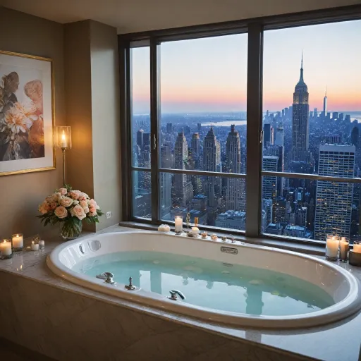 Elegant escapes: premium hotels with spa bath experiences in New York