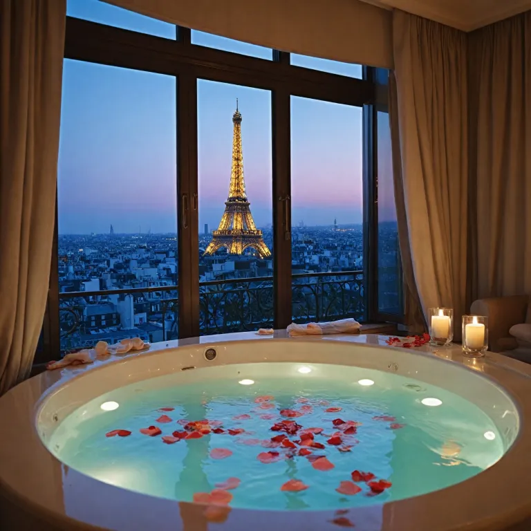 Experience the elegance of private jacuzzi hotels in Paris for a romantic escape