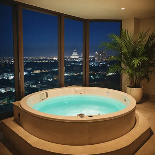 Experience the finest hot tub hotel rooms in Miami for a luxurious stay