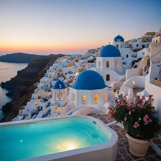 Experience the ultimate relaxation: hotels with hot tubs in Santorini for an unforgettable stay