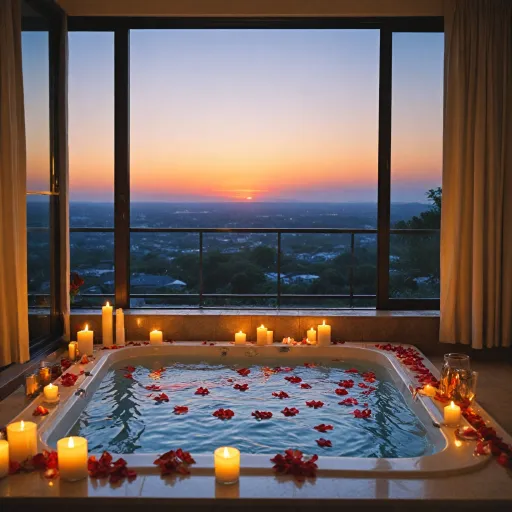 Experience the ultimate escape: luxury jacuzzi hotel rooms for the perfect romantic getaway