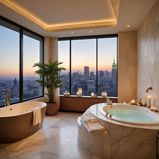 Elegant hotels with a hot tub in the room near you