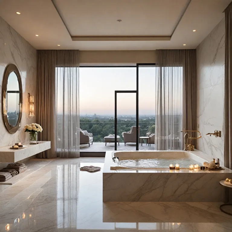 Elegant stays in hotels with hot tub in the room for a refined escape