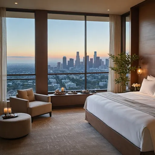 Elegant los angeles hotels with a hot tub in the room for a refined stay