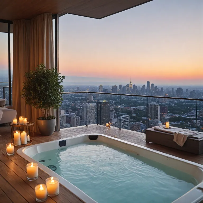 How to choose refined hotel rooms with hot tubs near you for an elevated stay