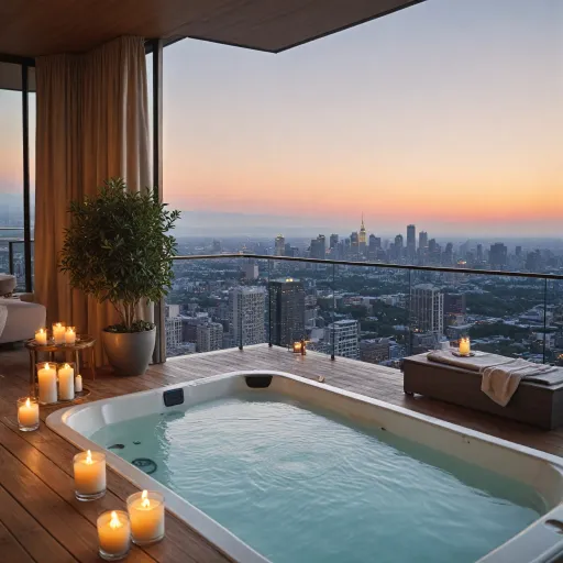 How to choose refined hotel rooms with hot tubs near you for an elevated stay