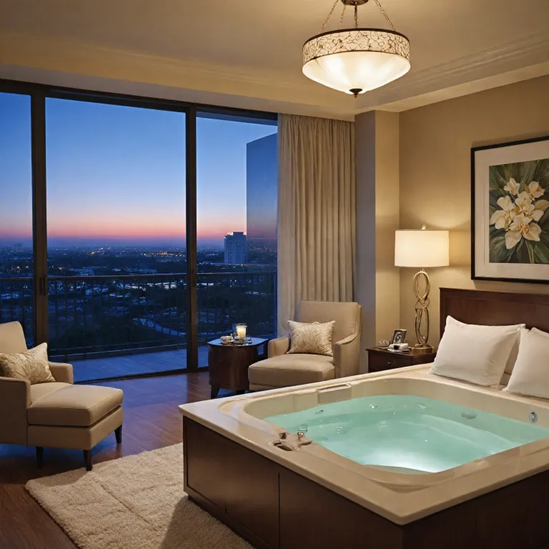Elegant orlando hotels with hot tub in room for a refined escape