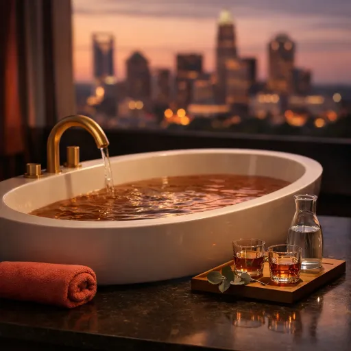 Elegant hotels in Charlotte, NC with hot tubs in the room for a refined stay