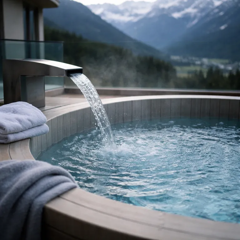 Pre-summer in the Alps: hot tub stays while the valleys are still quiet