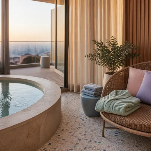 Refined hotel suites with private hot tubs near you