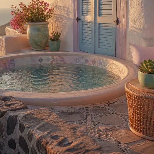 Private hot tub hotels in Santorini: beyond the caldera cliche