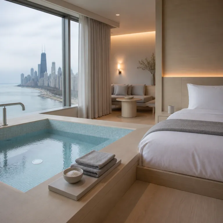 Elegant hotels with hot tubs in the room in Chicago for a refined city escape