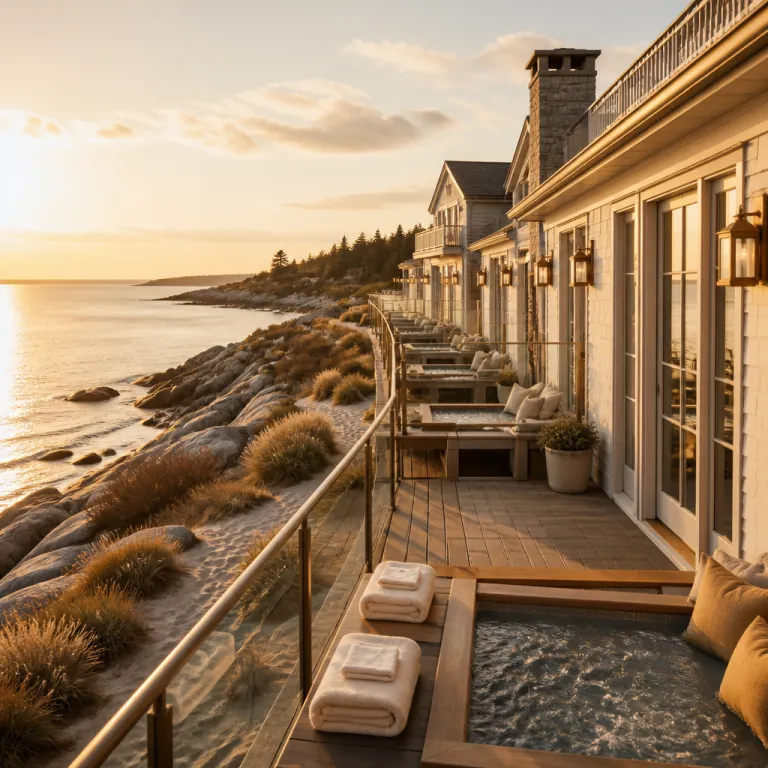 Elegant hotels with hot tubs in room in Maine for a refined coastal escape